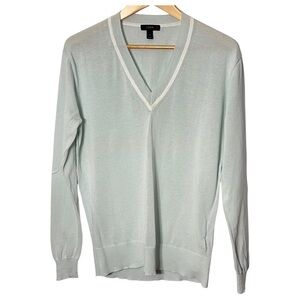 J Crew Mens Sweater Size Med Lightweight Pullover V Neck